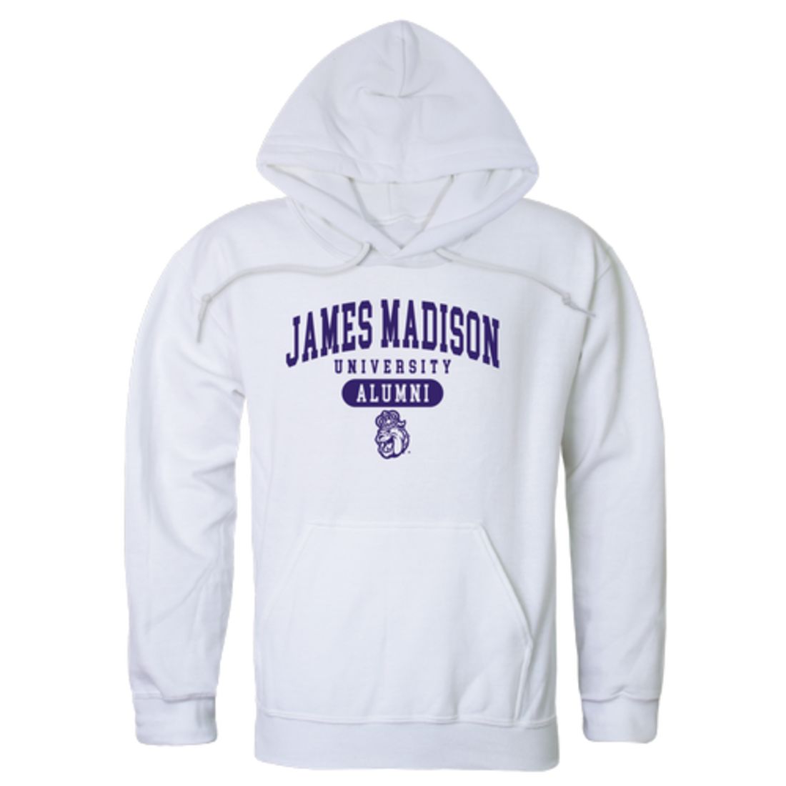 JMU James Madison University Dukes Alumni Fleece Hoodie Sweatshirts Heather Charcoal-Campus-Wardrobe