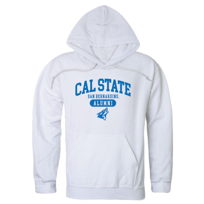 CSUSB California State University San Bernardino Coyotes Alumni Fleece Hoodie Sweatshirts Heather Grey-Campus-Wardrobe