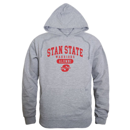 CSUSTAN California State University Stanislaus Warriors Alumni Fleece Hoodie Sweatshirts Heather Grey-Campus-Wardrobe