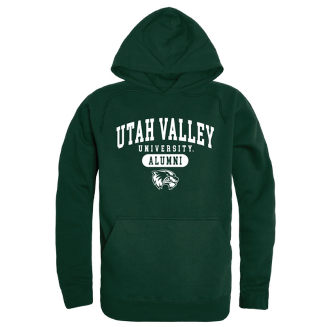 UVU Utah Valley University Wolverines Alumni Fleece Hoodie Sweatshirts Forest-Campus-Wardrobe