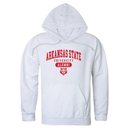 Arkansas State University A-State Red Wolves Alumni Fleece Hoodie Sweatshirts Heather Grey-Campus-Wardrobe