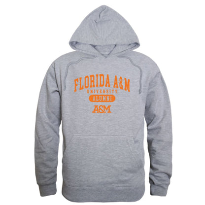 FAMU Florida A&M University Rattlers Alumni Fleece Hoodie Sweatshirts Heather Charcoal-Campus-Wardrobe