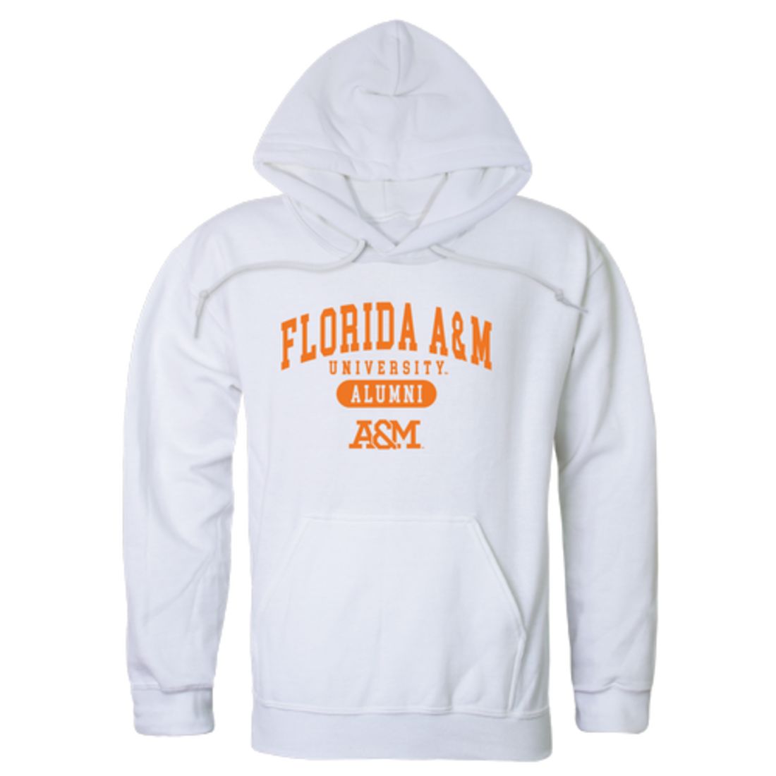 FAMU Florida A&M University Rattlers Alumni Fleece Hoodie Sweatshirts Heather Charcoal-Campus-Wardrobe