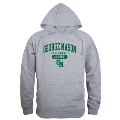 GMU George Mason University Patriots Alumni Fleece Hoodie Sweatshirts Heather Charcoal-Campus-Wardrobe