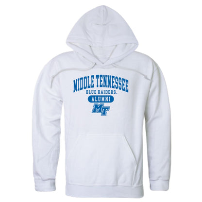 MTSU Middle Tennessee State University Blue Raiders Alumni Fleece Hoodie Sweatshirts Heather Grey-Campus-Wardrobe