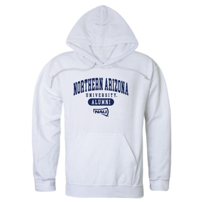 NAU Northern Arizona University Lumberjacks Alumni Fleece Hoodie Sweatshirts Heather Grey-Campus-Wardrobe