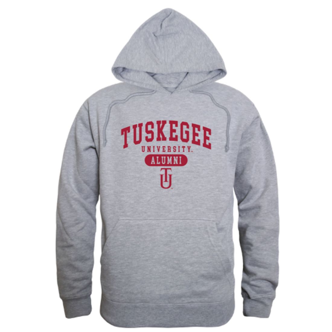 Tuskegee University Golden Tigers Alumni Fleece Hoodie Sweatshirts Heather Grey-Campus-Wardrobe