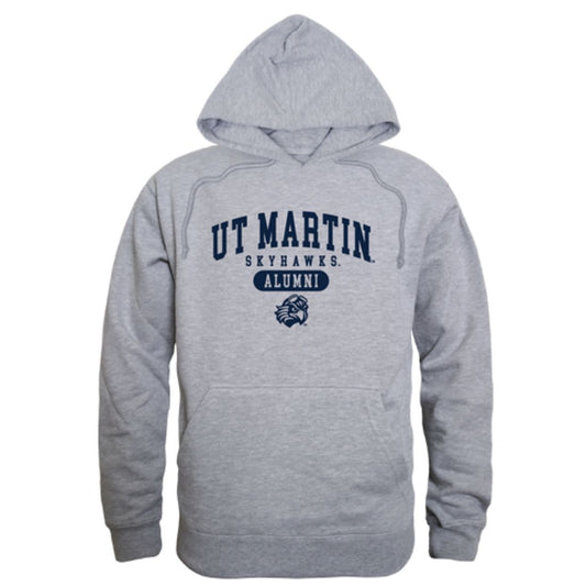 UT University of Tennessee at Martin Skyhawks Alumni Fleece Hoodie Sweatshirts Heather Grey-Campus-Wardrobe