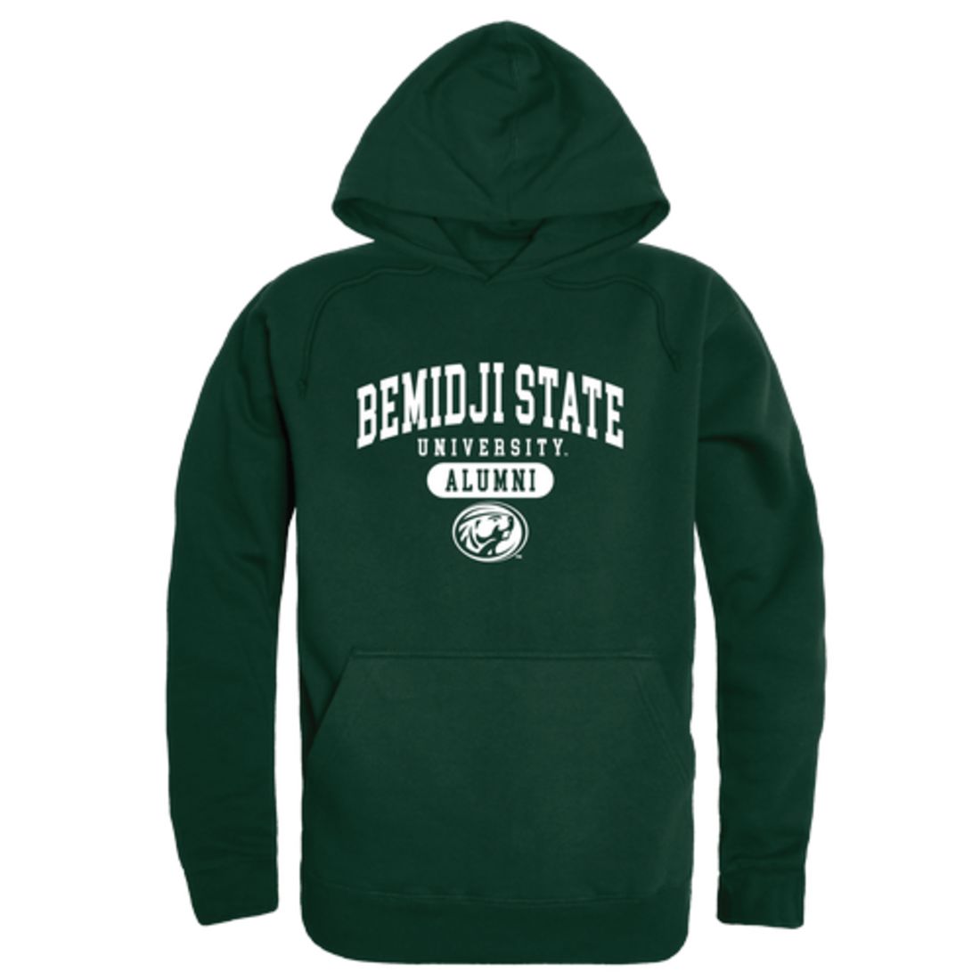 BSU Bemidji State University Beavers Alumni Fleece Hoodie Sweatshirts Forest-Campus-Wardrobe