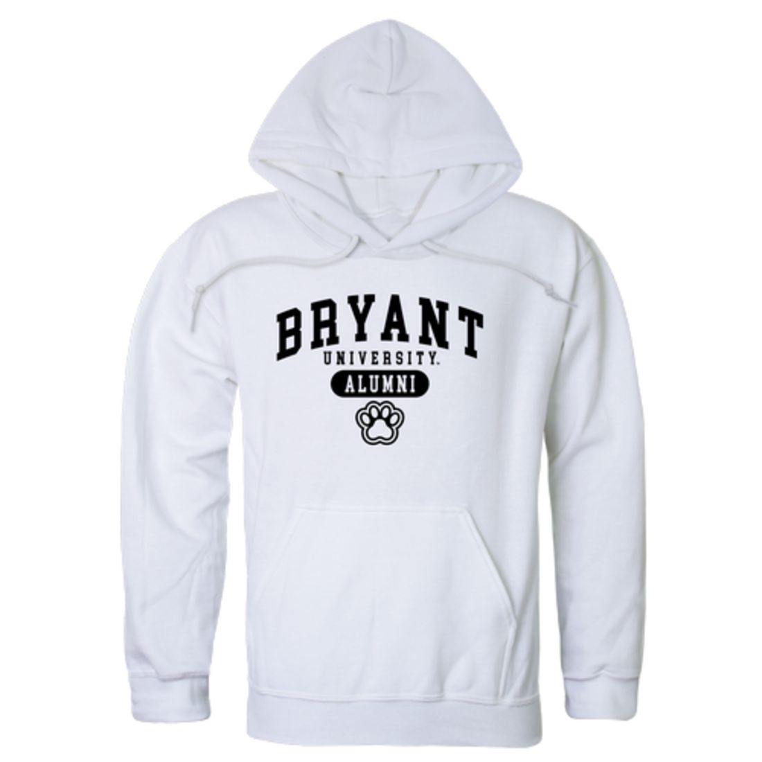 Bryant University Bulldogs Alumni Fleece Hoodie Sweatshirts Black-Campus-Wardrobe