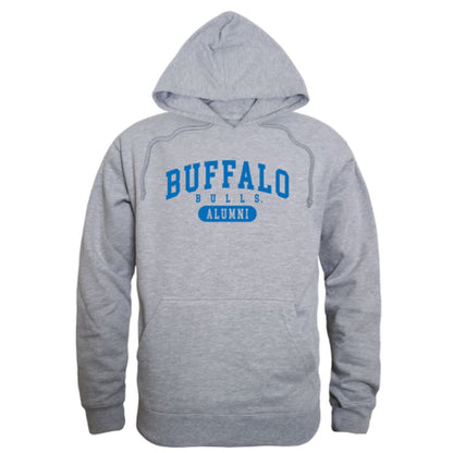 SUNY University at Buffalo Bulls Alumni Fleece Hoodie Sweatshirts Heather Grey-Campus-Wardrobe