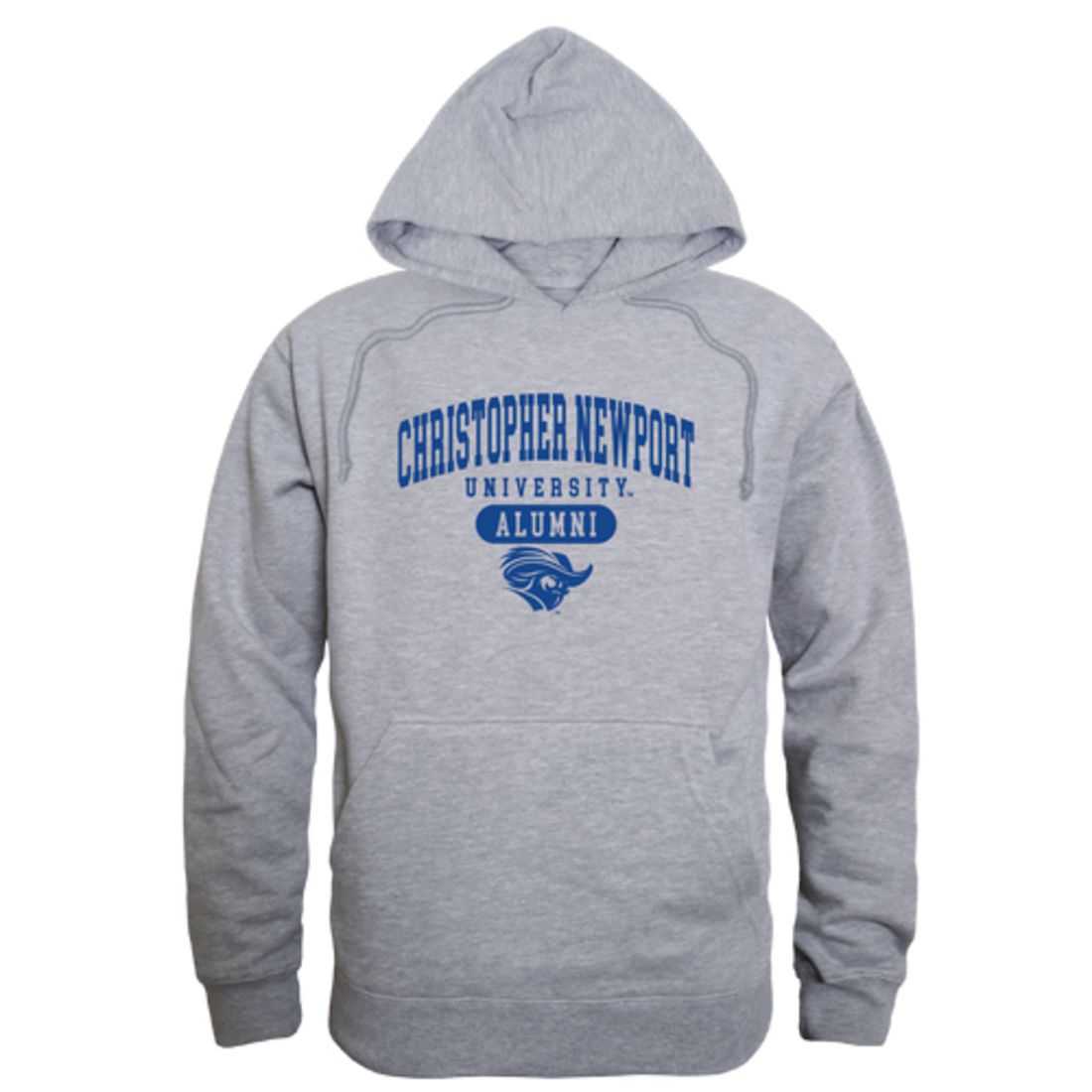 CNU Christopher Newport University Captains Alumni Fleece Hoodie Sweatshirts Heather Grey-Campus-Wardrobe