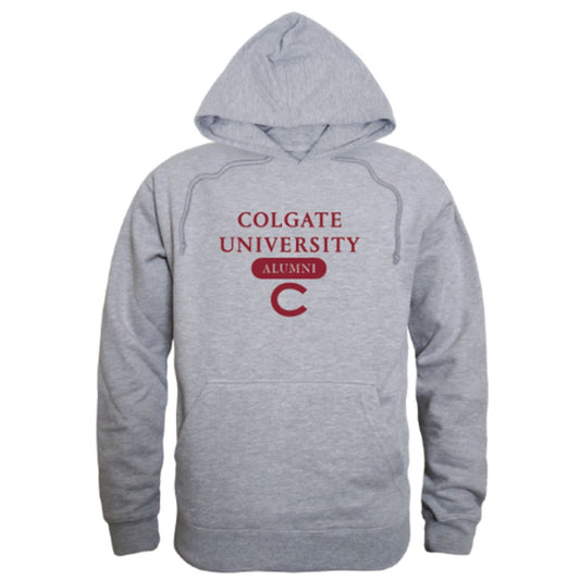Colgate University Raider Alumni Fleece Hoodie Sweatshirts Heather Grey-Campus-Wardrobe