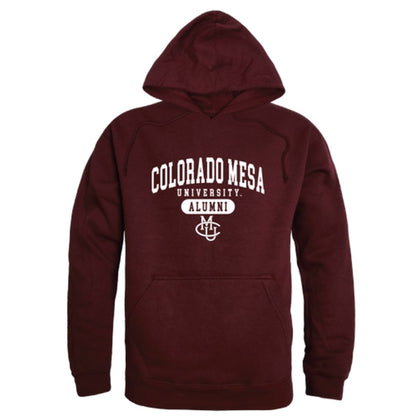 CMU Colorado Mesa University Maverick Alumni Fleece Hoodie Sweatshirts Heather Grey-Campus-Wardrobe