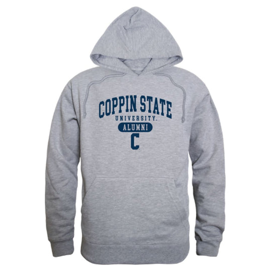 CSU Coppin State University Eagles Alumni Fleece Hoodie Sweatshirts Heather Grey-Campus-Wardrobe