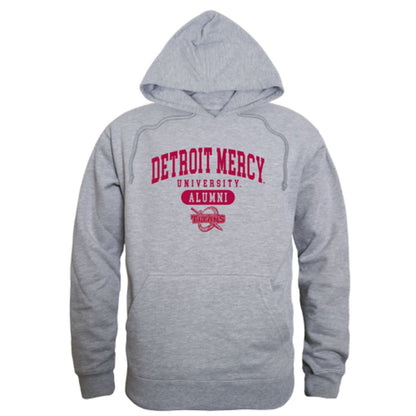 UDM University of Detroit Mercy Titans Alumni Fleece Hoodie Sweatshirts Heather Grey-Campus-Wardrobe