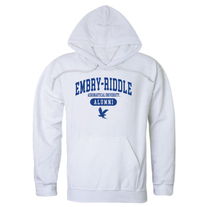 ERAU Embry–Riddle Aeronautical University Eagles Alumni Fleece Hoodie Sweatshirts Heather Grey-Campus-Wardrobe