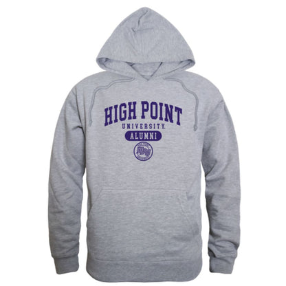 HPU High Point University Panthers Alumni Fleece Hoodie Sweatshirts Heather Charcoal-Campus-Wardrobe