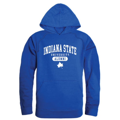 ISU Indiana State University Sycamores Alumni Fleece Hoodie Sweatshirts Heather Grey-Campus-Wardrobe