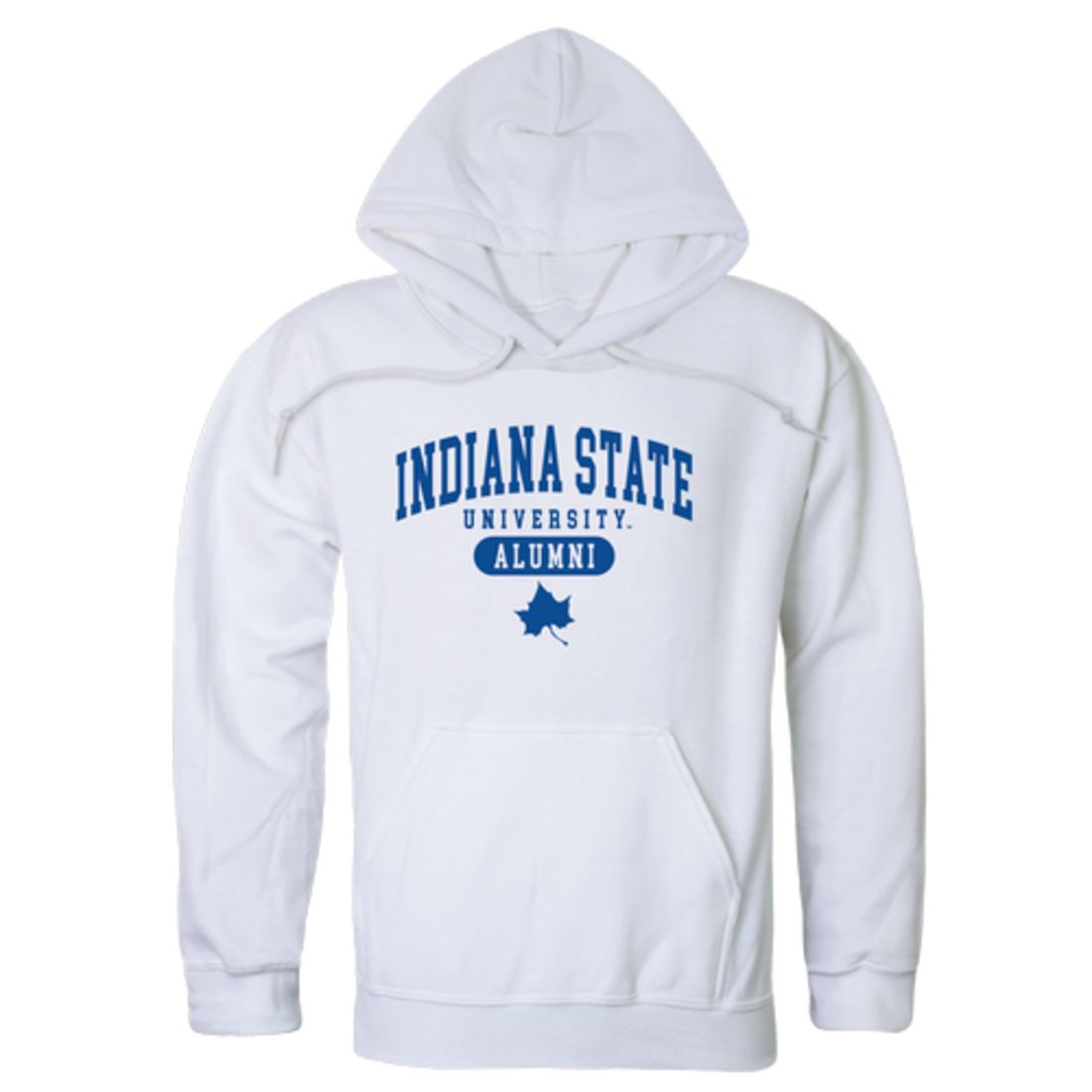 ISU Indiana State University Sycamores Alumni Fleece Hoodie Sweatshirts Heather Grey-Campus-Wardrobe