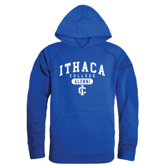 Mouseover Image, Ithaca College Bombers Alumni Fleece Hoodie Sweatshirts Heather Grey-Campus-Wardrobe