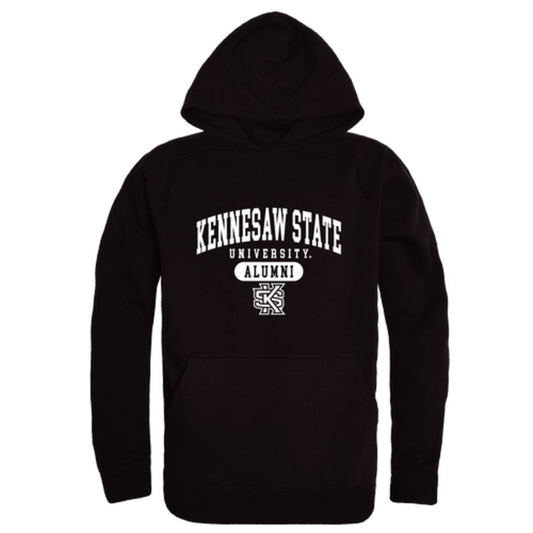 KSU Kennesaw State University Owls Alumni Fleece Hoodie Sweatshirts Black-Campus-Wardrobe