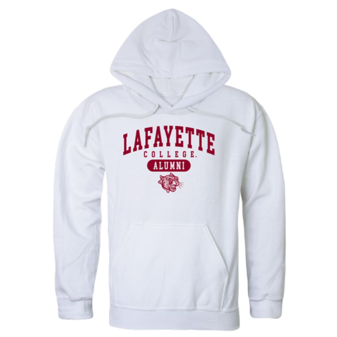 Lafayette College Leopards Alumni Fleece Hoodie Sweatshirts Heather Grey-Campus-Wardrobe