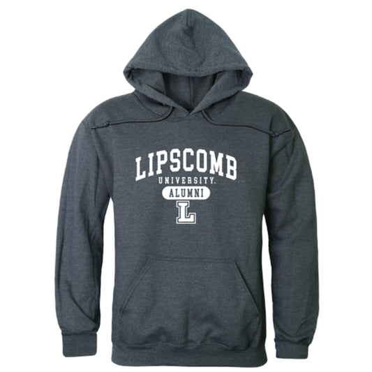 Lipscomb University Bisons Alumni Fleece Hoodie Sweatshirts Heather Charcoal-Campus-Wardrobe