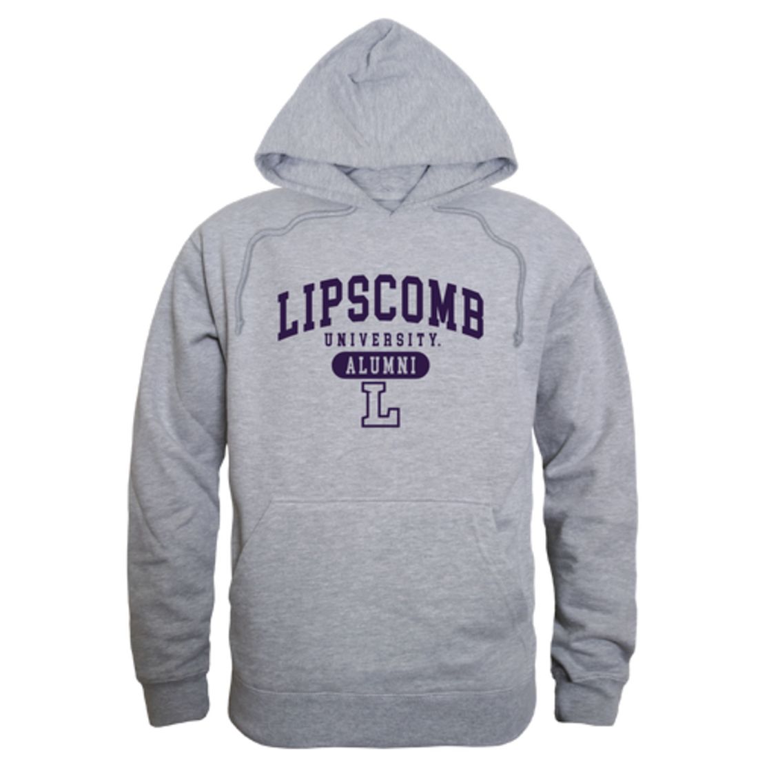 Lipscomb University Bisons Alumni Fleece Hoodie Sweatshirts Heather Charcoal-Campus-Wardrobe