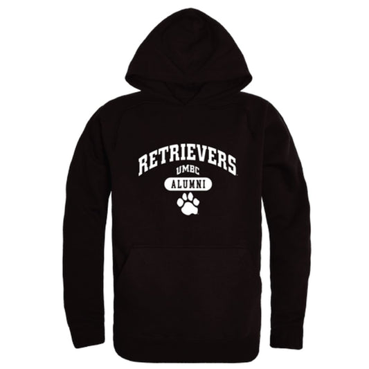 UMBC University of Maryland Baltimore Retrievers Alumni Fleece Hoodie Sweatshirts Black-Campus-Wardrobe