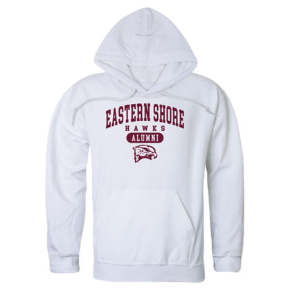 UMES University of Maryland Eastern Shore Hawks Alumni Fleece Hoodie Sweatshirts Heather Grey-Campus-Wardrobe