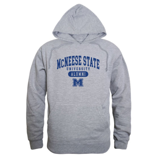 McNeese State University Cowboys and Cowgirls Alumni Fleece Hoodie Sweatshirts Heather Grey-Campus-Wardrobe