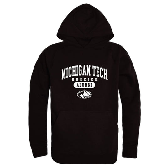 Michigan Technological University Huskies Alumni Fleece Hoodie Sweatshirts Black-Campus-Wardrobe