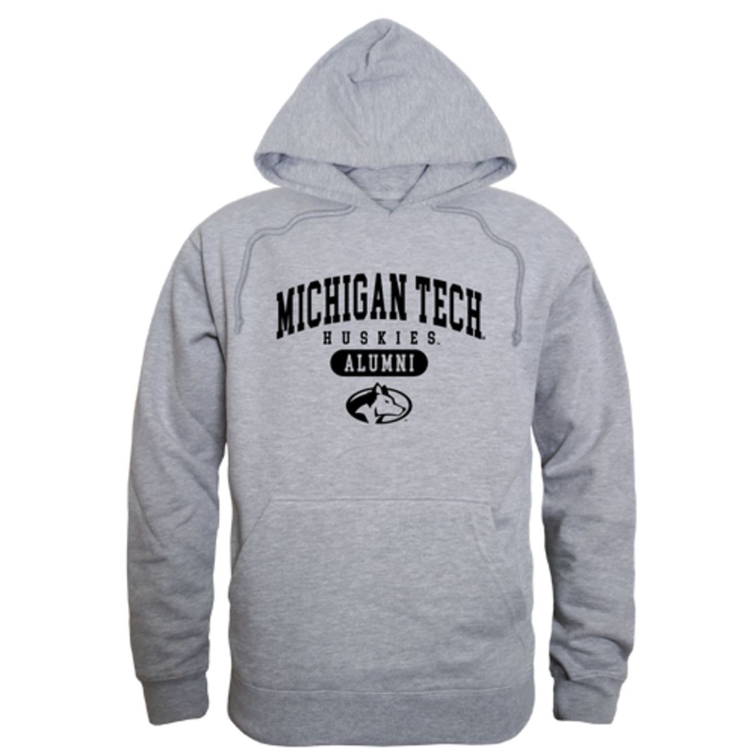 Michigan Technological University Huskies Alumni Fleece Hoodie Sweatshirts Black-Campus-Wardrobe