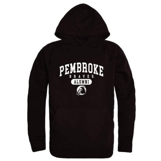 UNCP University of North Carolina at Pembroke Braves Alumni Fleece Hoodie Sweatshirts Black-Campus-Wardrobe