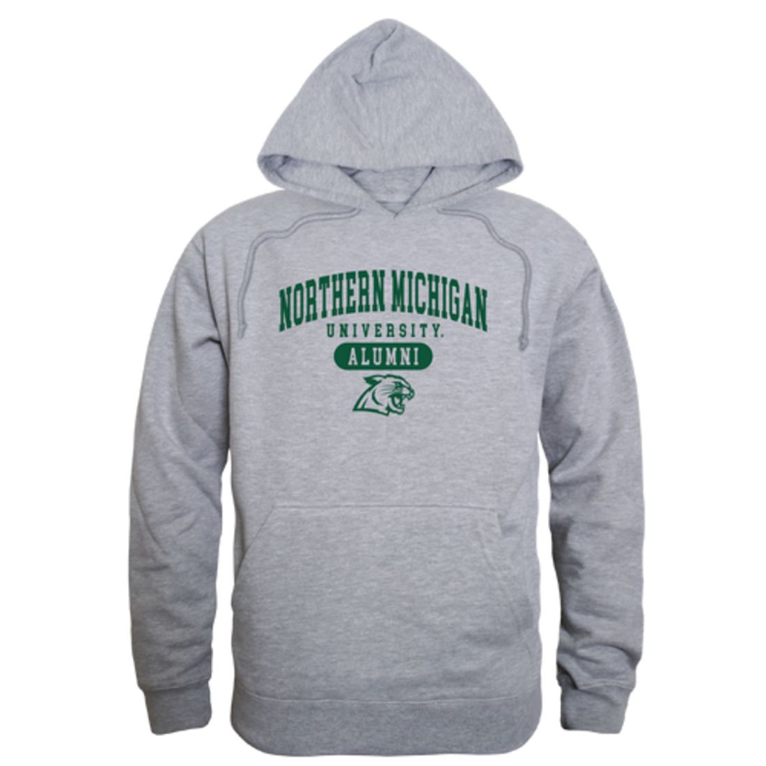 NMU Northern Michigan University Wildcats Alumni Fleece Hoodie Sweatshirts Forest-Campus-Wardrobe