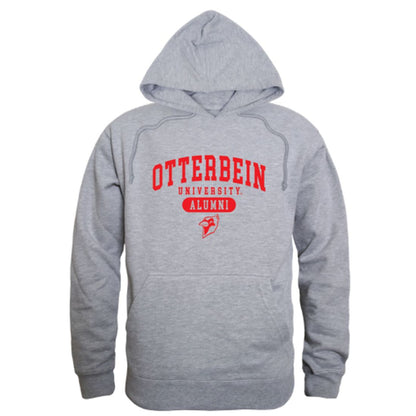 Otterbein University Cardinals Alumni Fleece Hoodie Sweatshirts Heather Grey-Campus-Wardrobe