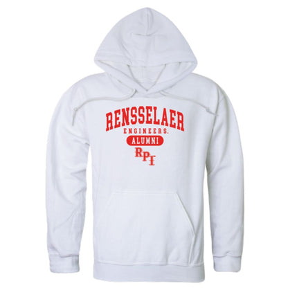 RPI Rensselaer Polytechnic Institute Engineers Alumni Fleece Hoodie Sweatshirts Heather Grey-Campus-Wardrobe