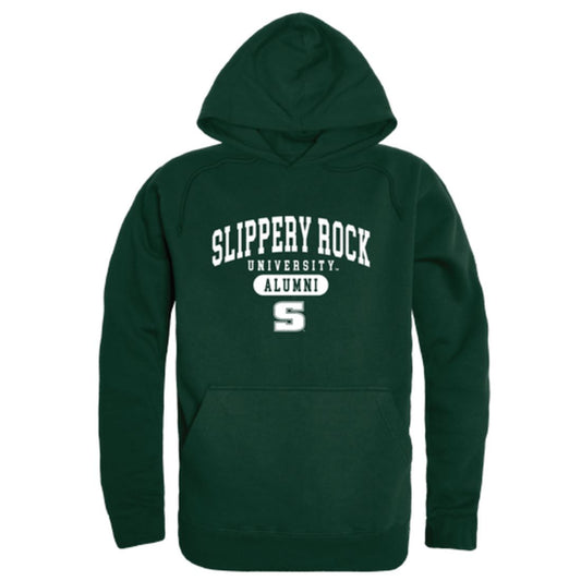 SRU Slippery Rock University The Rock Alumni Fleece Hoodie Sweatshirts Forest-Campus-Wardrobe