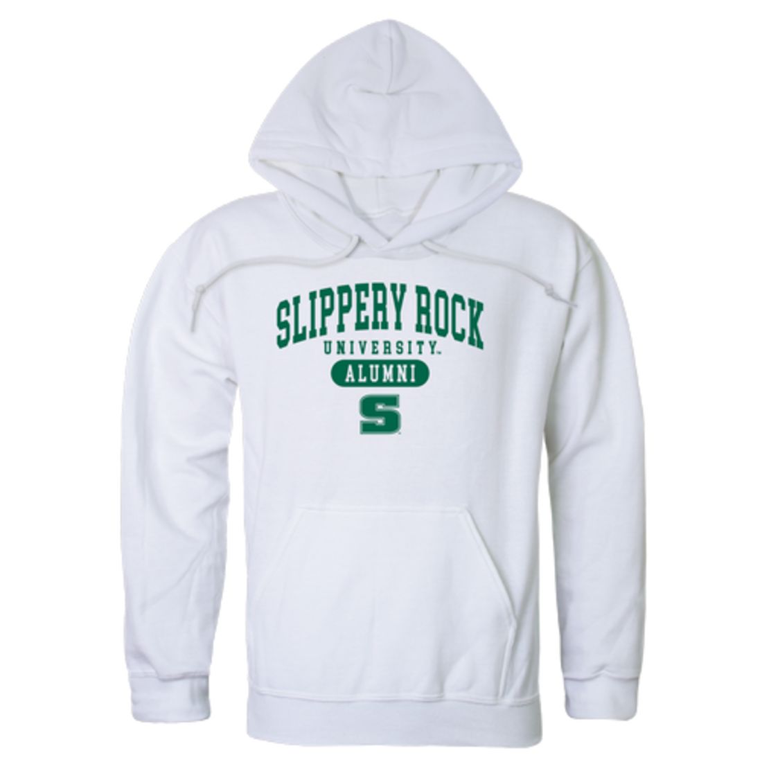 SRU Slippery Rock University The Rock Alumni Fleece Hoodie Sweatshirts Forest-Campus-Wardrobe