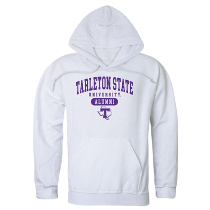 Tarleton State University Texans Alumni Fleece Hoodie Sweatshirts Heather Charcoal-Campus-Wardrobe