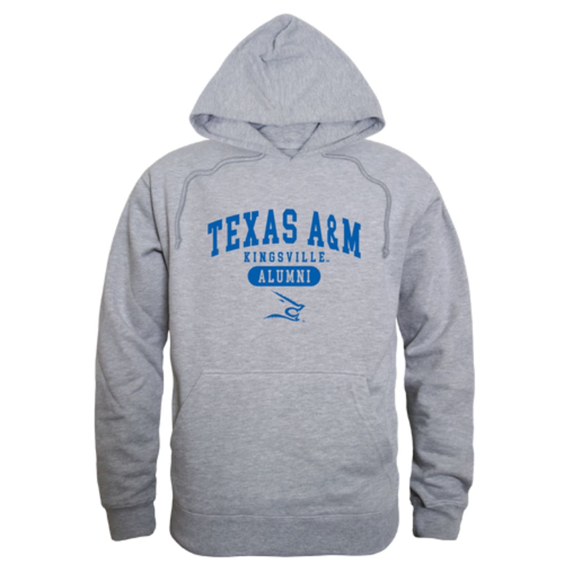 TAMUK Texas A&M University - Kingsville Javelinas Alumni Fleece Hoodie Sweatshirts Heather Grey-Campus-Wardrobe
