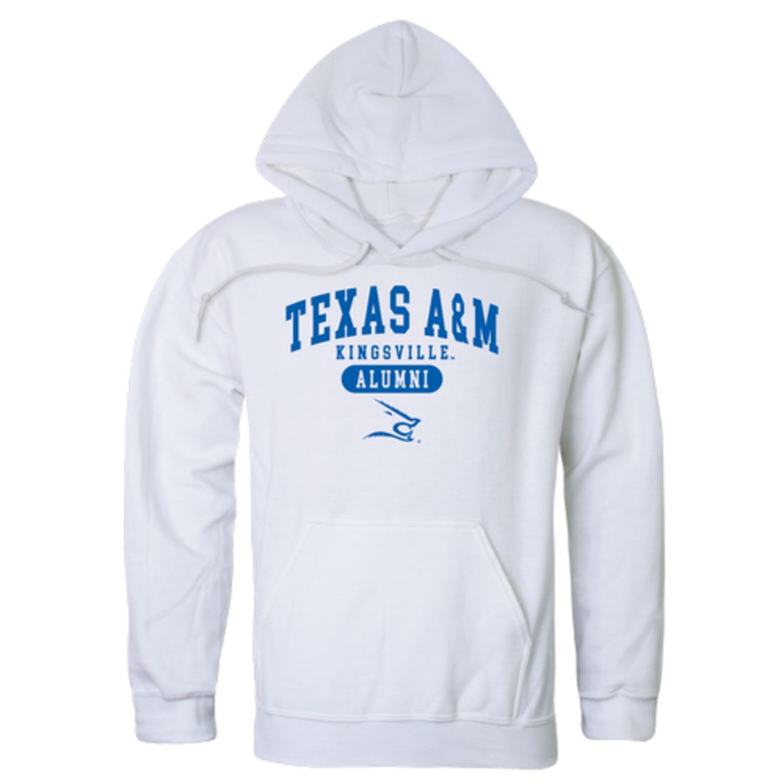 TAMUK Texas A&M University - Kingsville Javelinas Alumni Fleece Hoodie Sweatshirts Heather Grey-Campus-Wardrobe