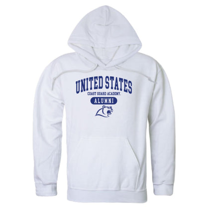 USCGA United States Coast Guard Academy Bears Alumni Fleece Hoodie Sweatshirts Heather Grey-Campus-Wardrobe