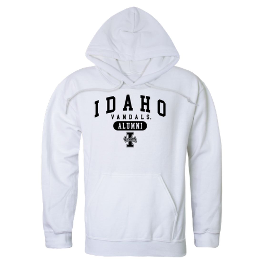 University of Idaho Vandals Alumni Fleece Hoodie Sweatshirts Black-Campus-Wardrobe