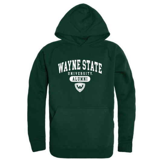 Wayne State University Warriors Warriors Alumni Fleece Hoodie Sweatshirts Forest-Campus-Wardrobe
