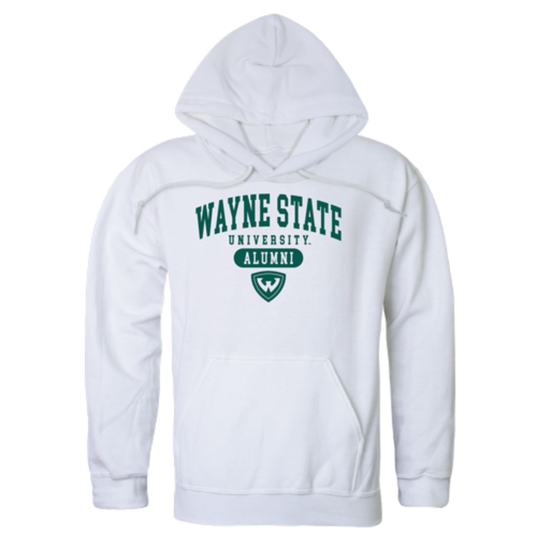 Youth Green Wayne State Warriors Team Logo Quarter-Zip Pullover Sweatshirt