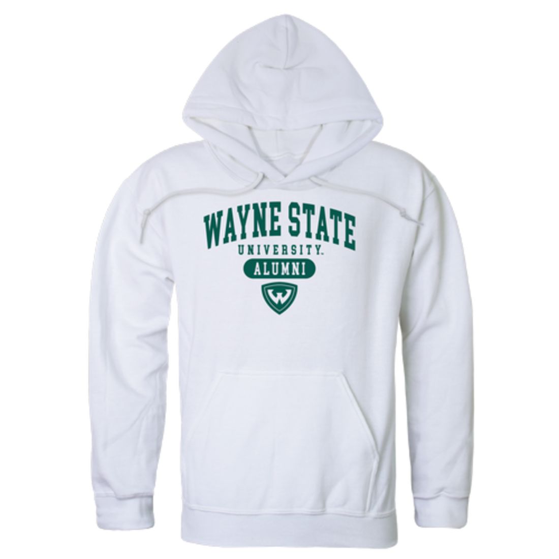 Wayne State University Warriors Warriors Alumni Fleece Hoodie Sweatshirts Forest-Campus-Wardrobe