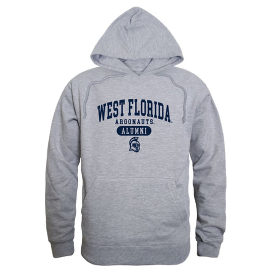 UWF University of West Florida Argonauts Alumni Fleece Hoodie Sweatshirts Heather Grey-Campus-Wardrobe