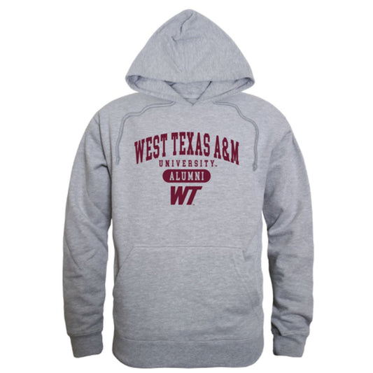 WTAMU West Texas A&M University Buffaloes Alumni Fleece Hoodie Sweatshirts Heather Grey-Campus-Wardrobe